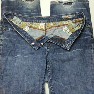 Seven7 Size 16 Low-Rise Stretch Denim Jeans